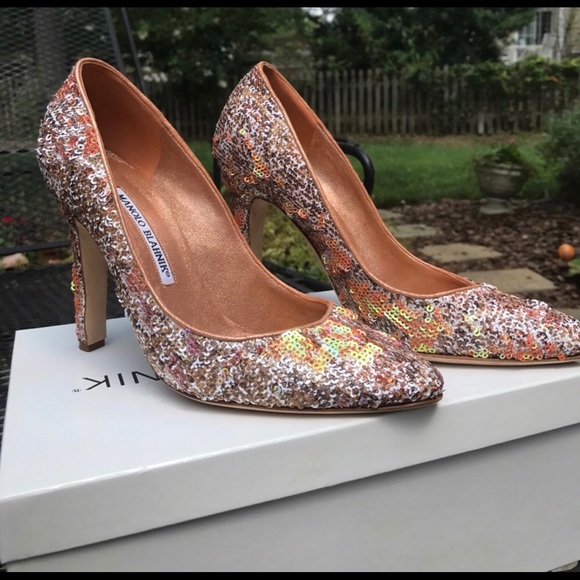 Manolo Blahnik Shoes - ***SOLD***Manolo Blahnik Tuccio Wanda Snake Heels